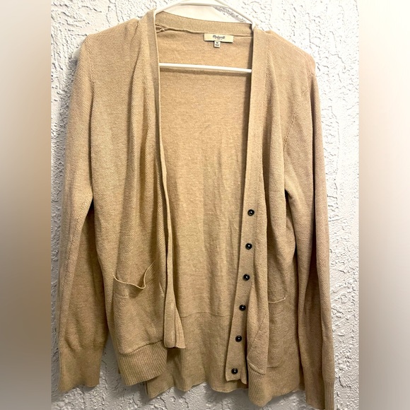 Madewell tan cardigan - Picture 2 of 4